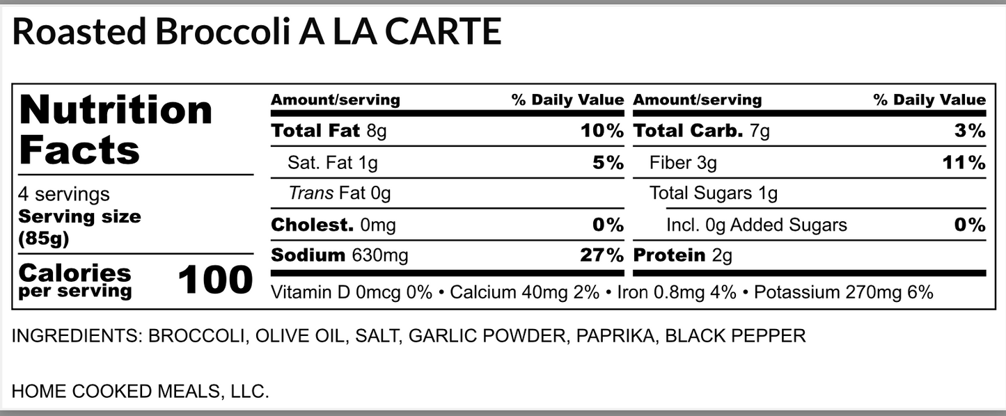 Roasted Broccoli (À La Carte)