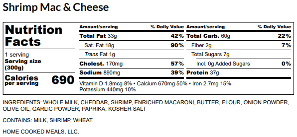Shrimp Mac & Cheese