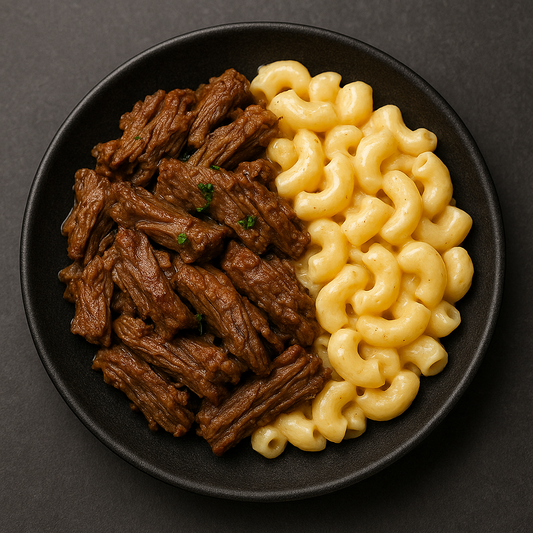 Shredded Steak Mac & Cheese