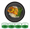 Mango Salsa Salmon with Rice & Green Beans