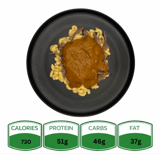 Shredded Steak Mac & Cheese