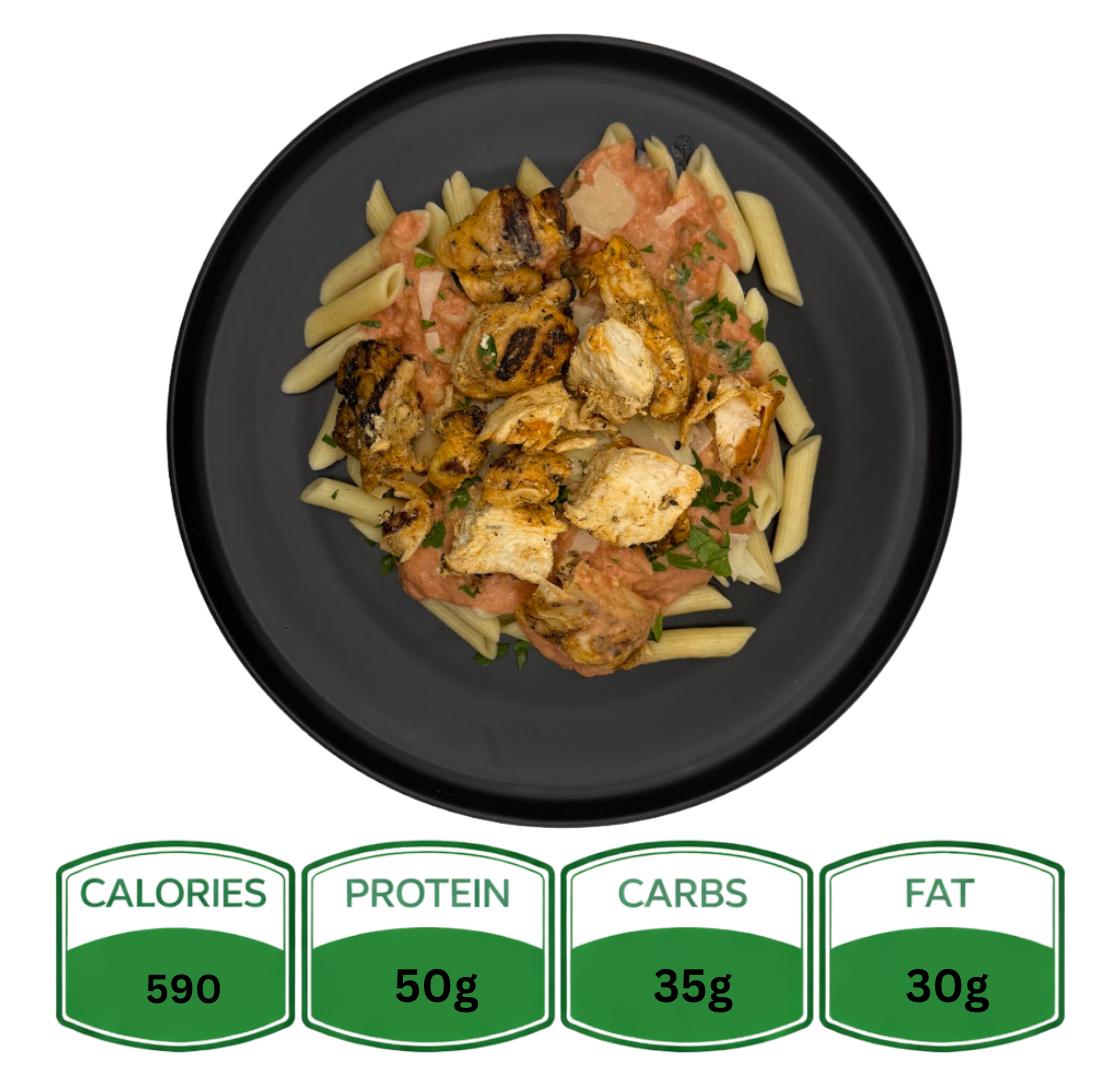 Penne Vodka With Grilled Chicken