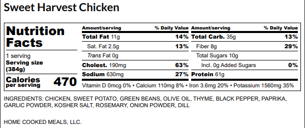 Chicken Harvest Bowl