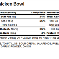 Grilled Verde Chicken Bowl