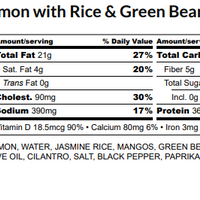Mango Salsa Salmon with Rice & Green Beans