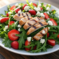 Strawberry Salad with Grilled Chicken
